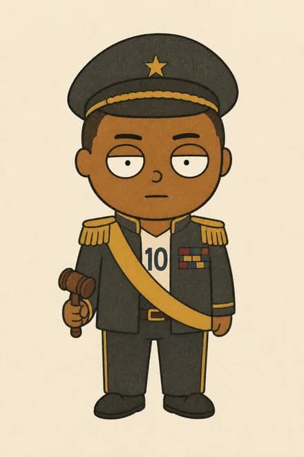 Mbappé, desenhado no estilo do Fut Gibi