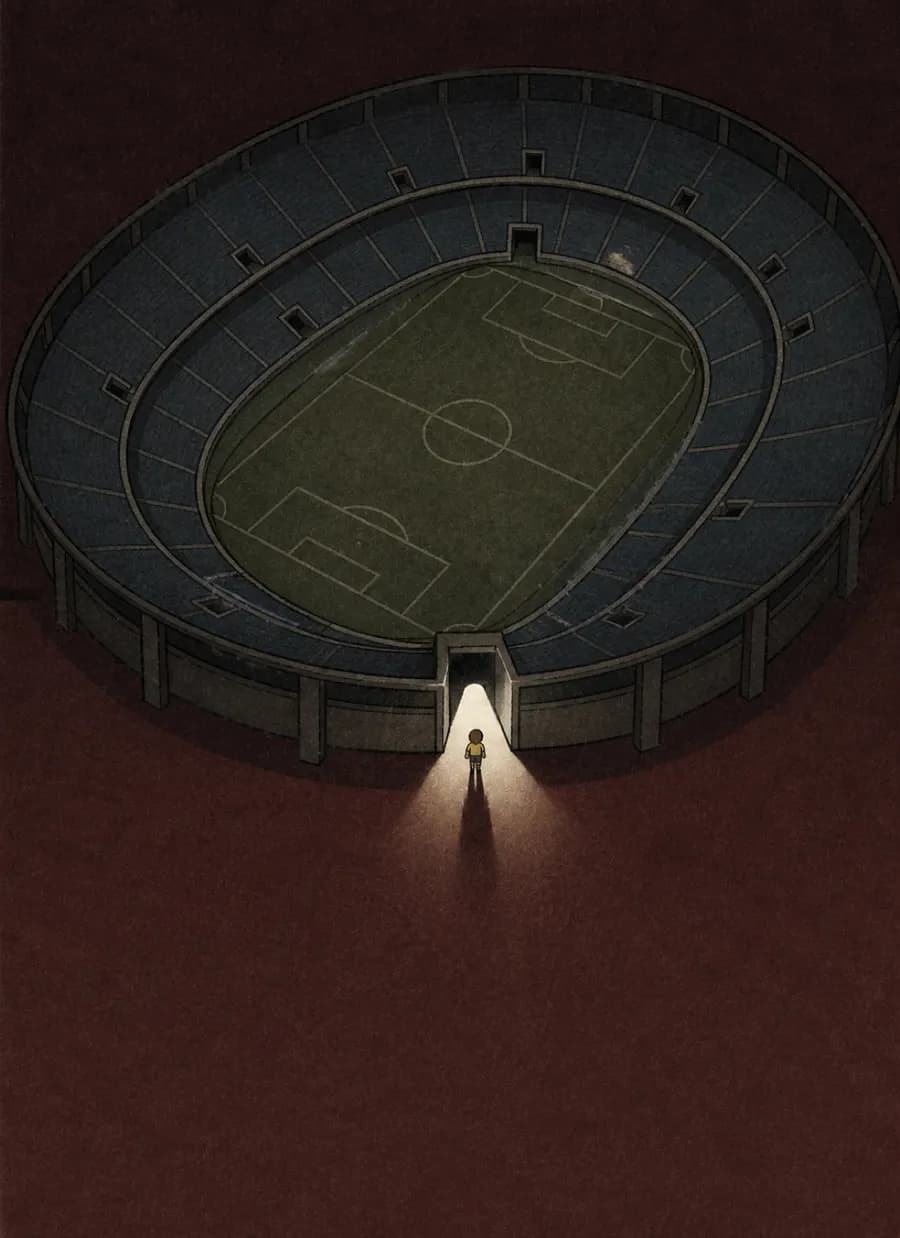 O árbitro expulsou os 22 jogadores em campo, e o recorde durou 70 anos — painel 6 de 6