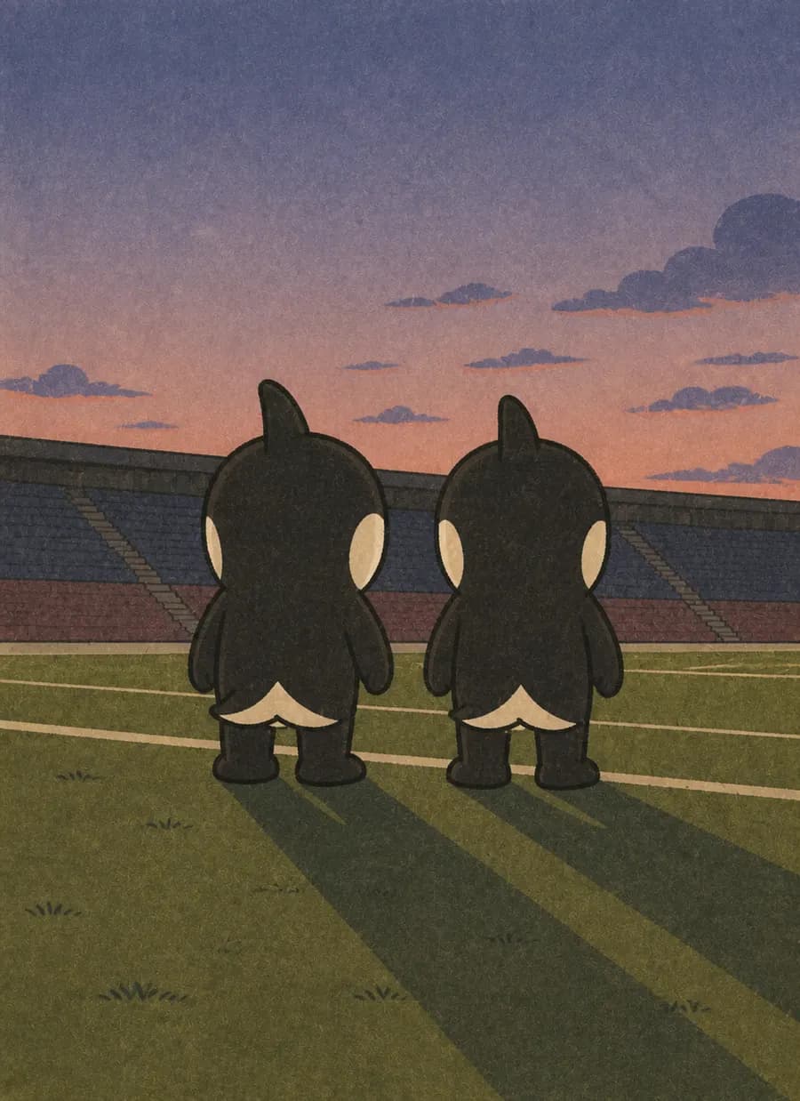 O time apelidado de Peixe tem uma baleia como mascote — painel 6 de 6
