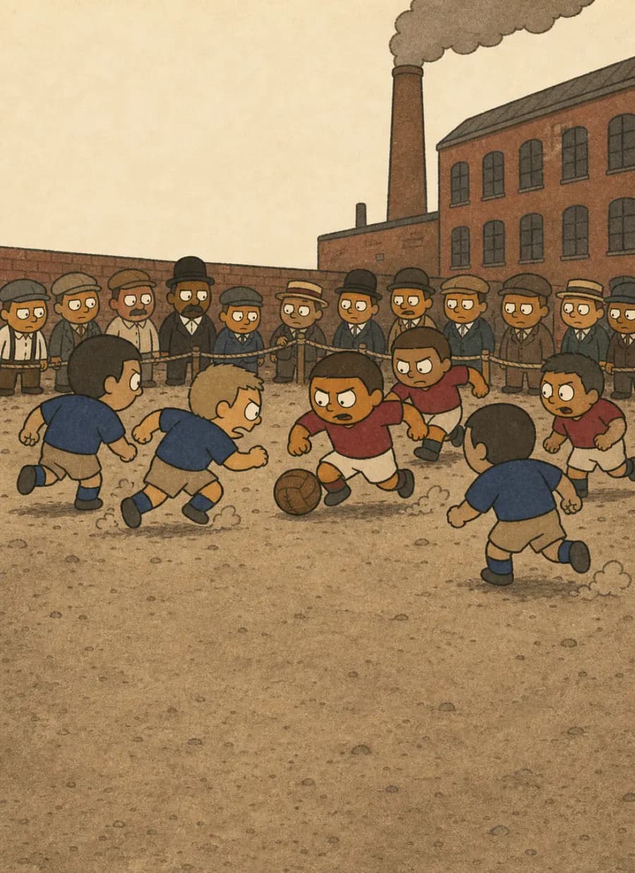 O clube saiu da liga em vez de tirar o jogador negro do time — painel 3 de 6