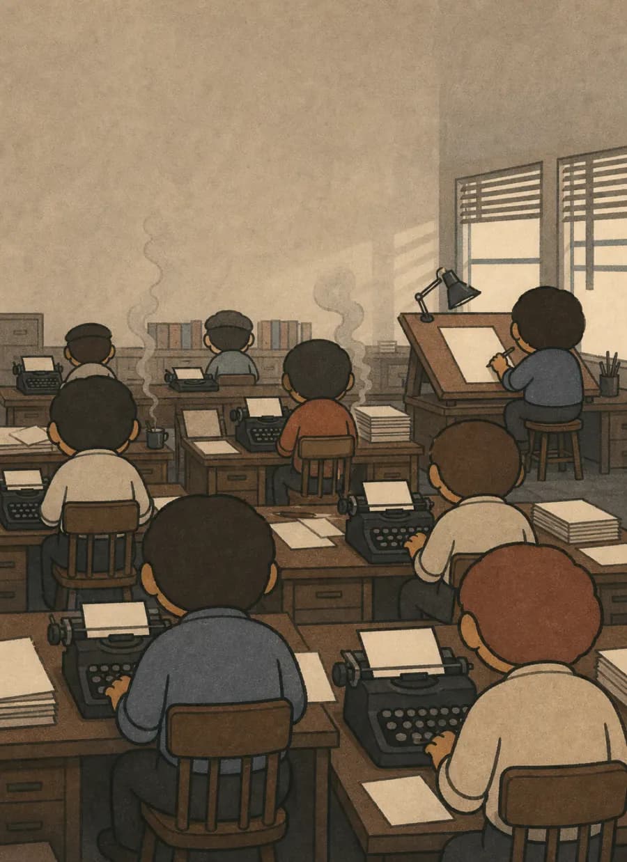 Um desenhista só criou o Galo, a Raposa, o Coelho e o Canarinho — painel 3 de 6