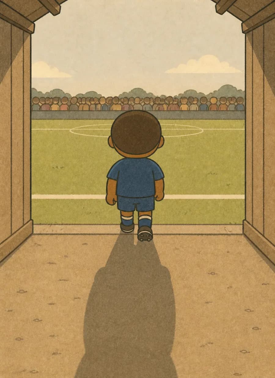 A torcida adotou como símbolo o insulto racista que gritaram contra o próprio jogador — painel 3 de 6